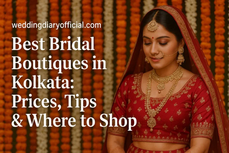Best Bridal Boutiques in Kolkata: Prices, Tips & Where to Shop